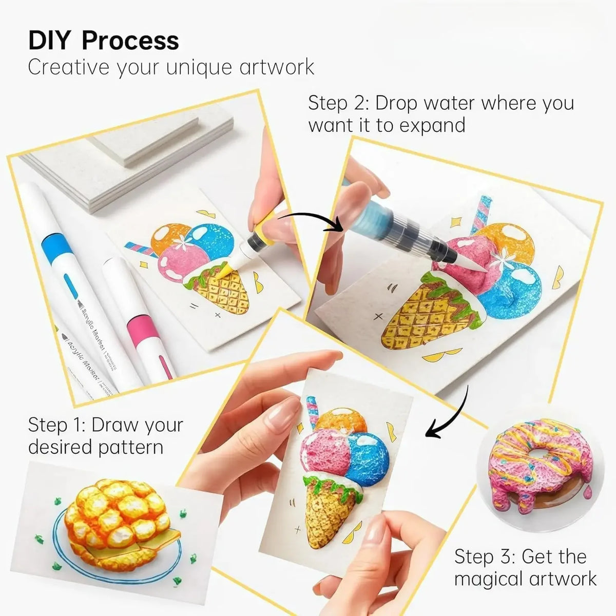 Puffy Pop™ 3D Bubble Art Kit